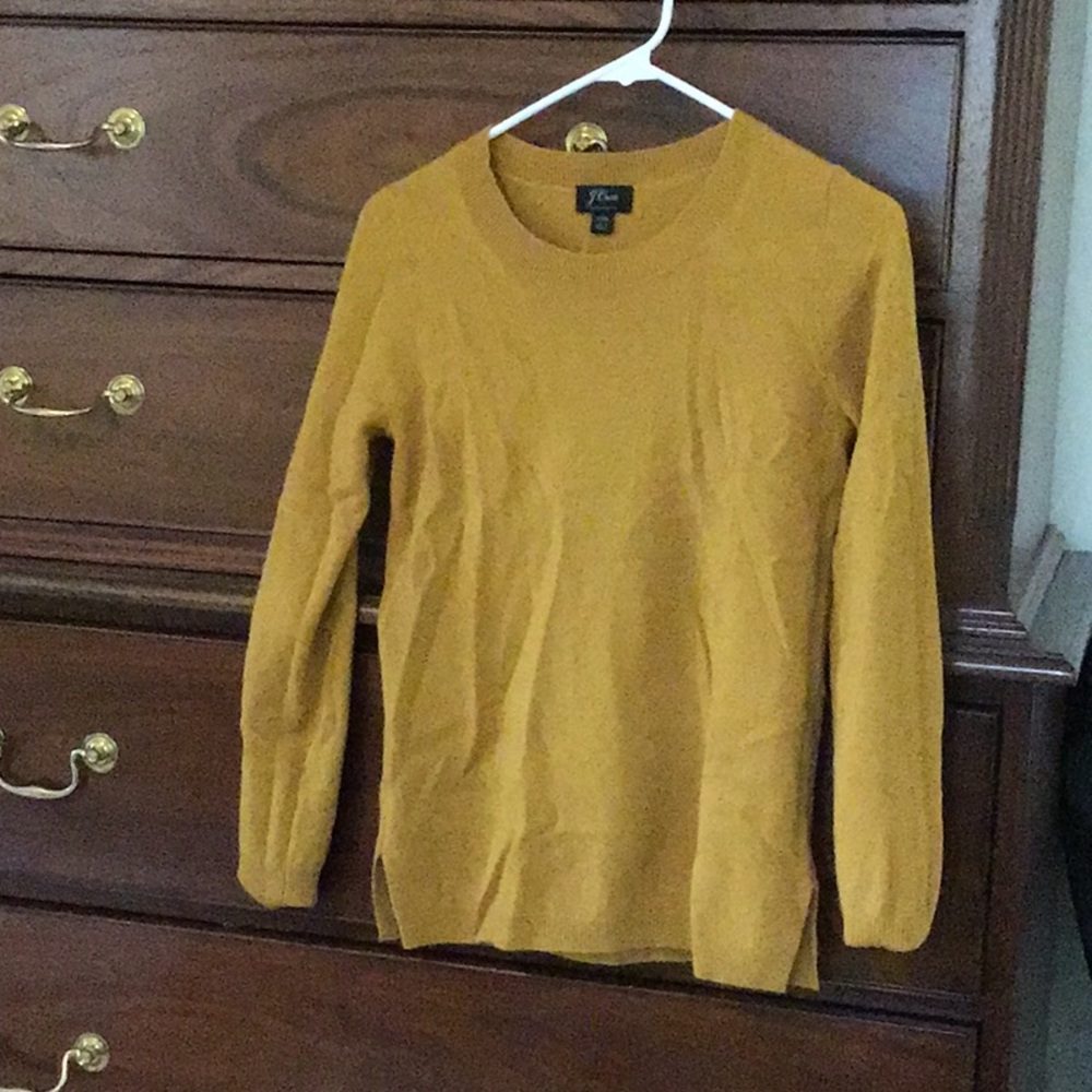 J. Crew Crewneck fitted sweater